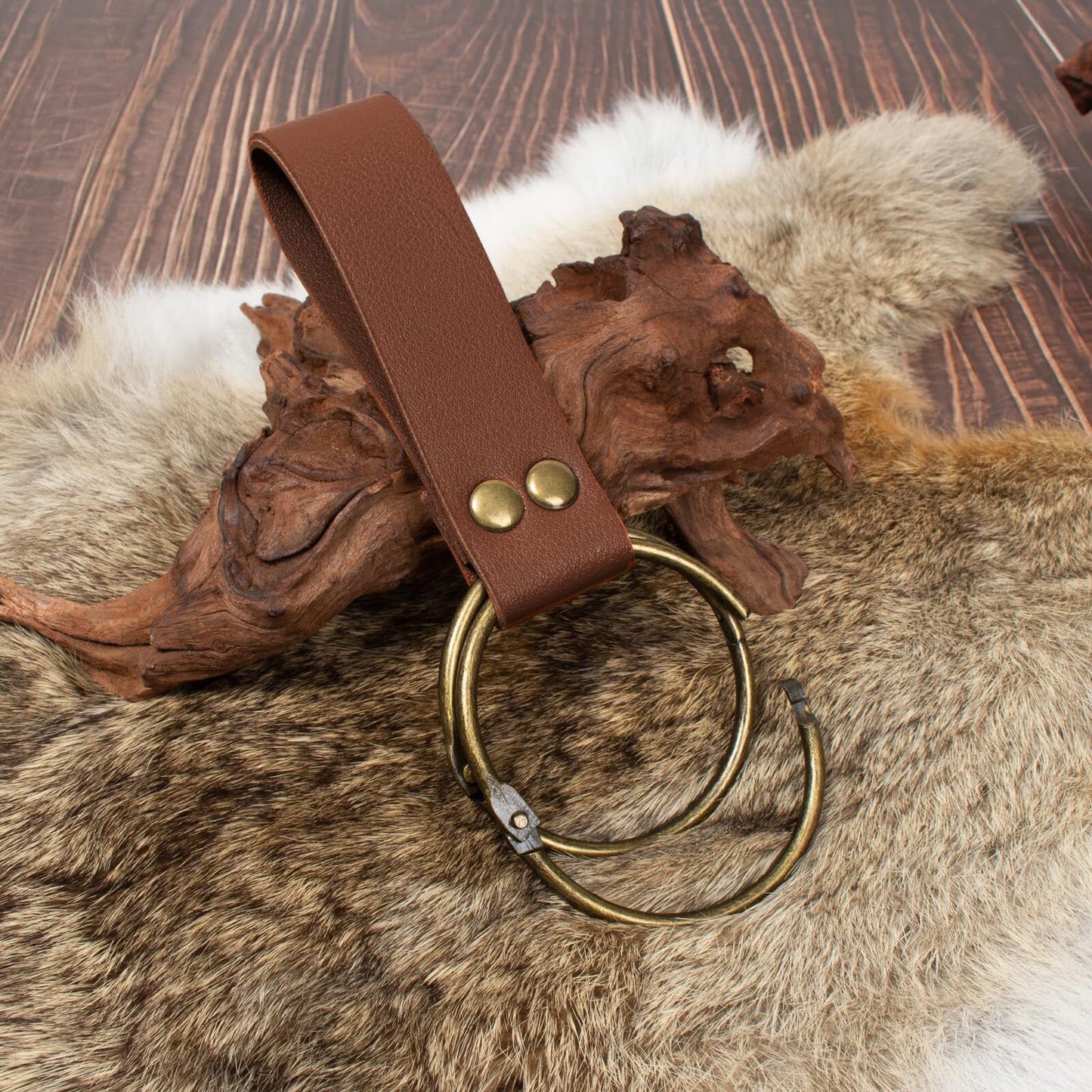 KOTORA Renaissance Costume Sets Corset Waistband Belt Pouch Purse Skirt Hike Steampunk Medieval Halloween Ren Faire Accessories (Brown, S/Waist 25.6"-34")