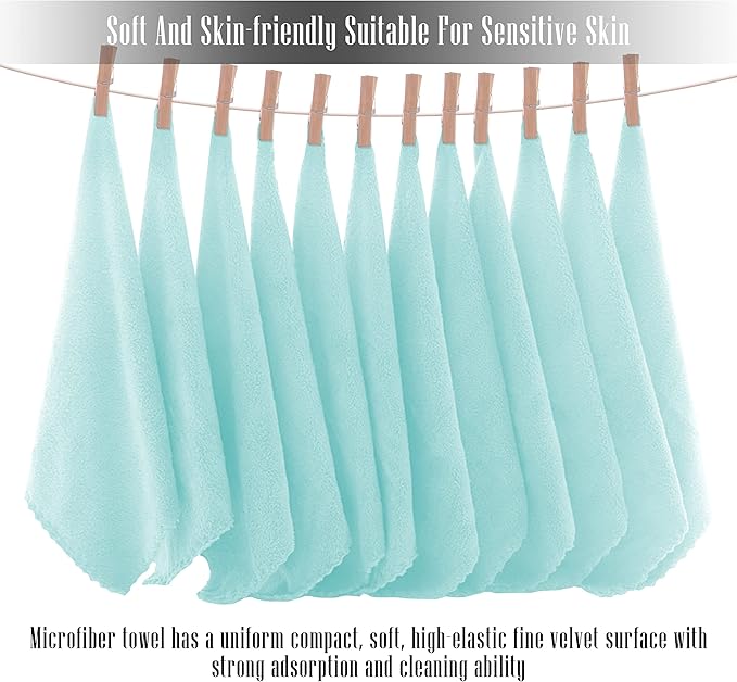 TENSTARS 12 Pack Premium Washcloths Set