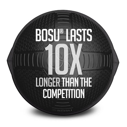 BOSU Nexgen Balance Trainer, Half-Ball Training Equipment, 65 cm Diameter, 300 lb Capacity - Burst-Resistant Stability Exercise Tool w/ Non-Slip Base, Includes Hand Pump, Commercial-Grade