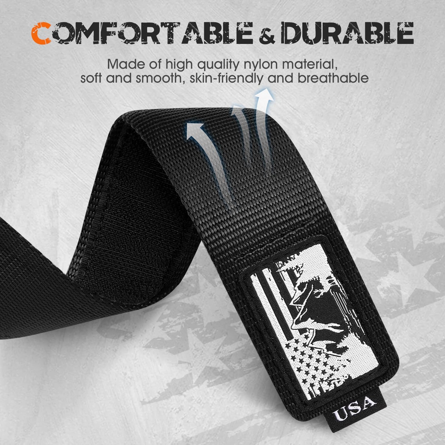 SNBLK Rugged Nylon Braided Bands Compatible with Apple Watch Series 10 Band for Men 49mm 46mm 45mm 44mm 42mm, Soft Woven Stars- Stripes Flag Strap for iWatch Ultra 2 Series 9 8 7 6 5 4 3 1 SE