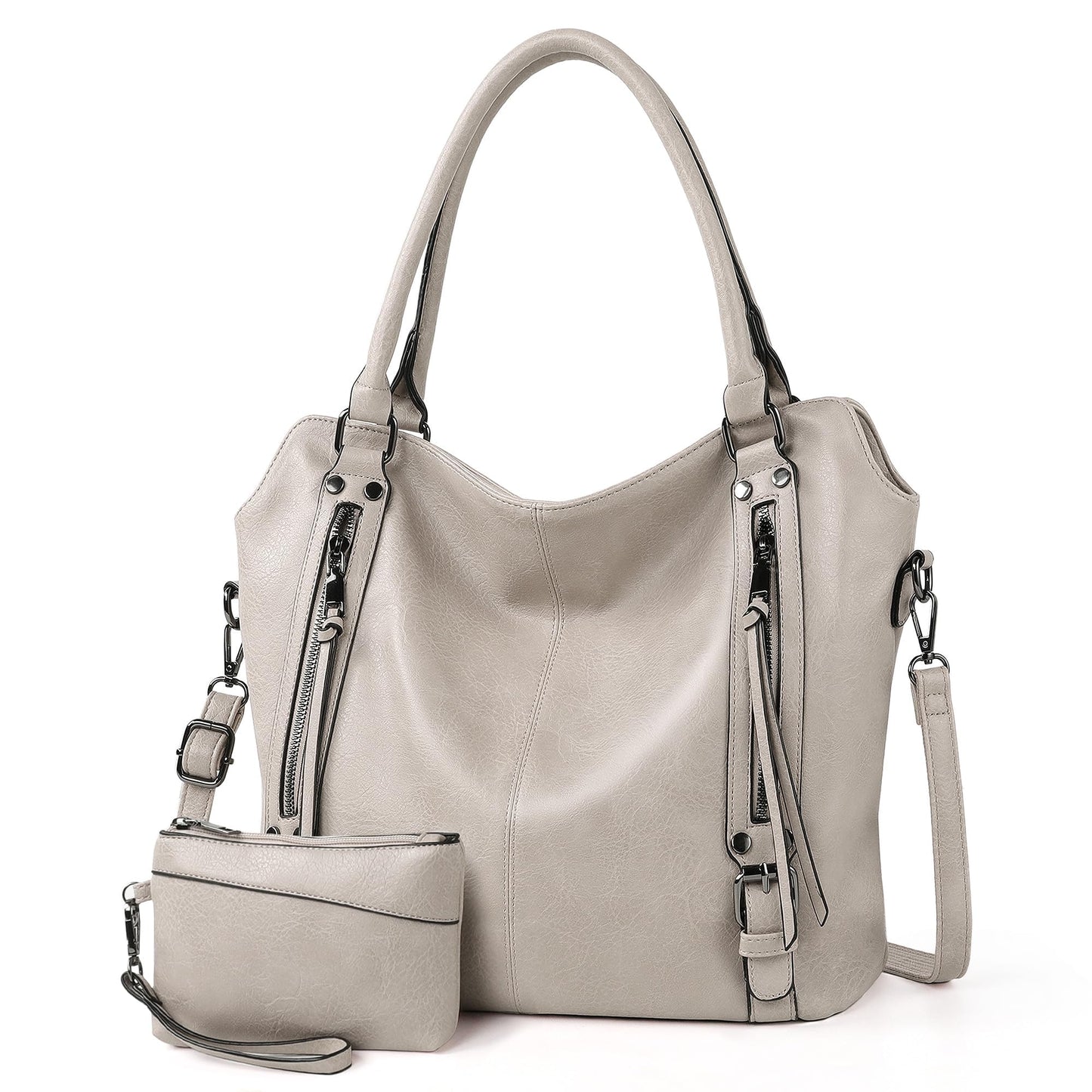 TANTOMI Tote Handbags for Women Hobo Purse and Shoulder Bags Multiple Pockets with Adjustable Strap for Work Travel Everyday
