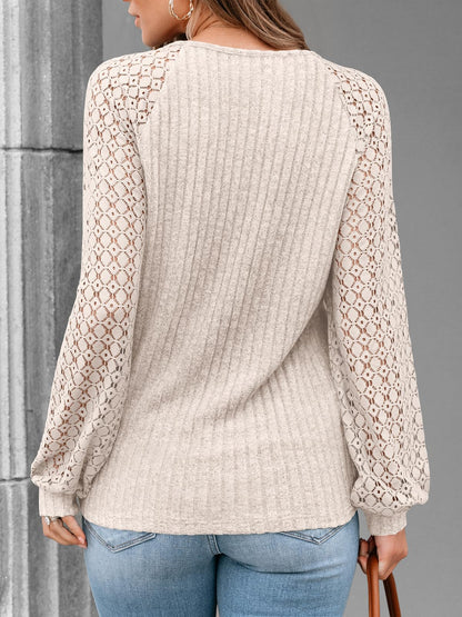 AUTOMET Women Long Sleeve Shirts Fall Lace Tops 2025 Fashion V Neck Sweaters Dressy Casual Winter Tunic Blouse Trendy Outfit