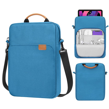 MoKo 15 Inch Laptop Sleeve Bag Fits MacBook Air 15" M2 2023, MacBook Pro 14" M2 2023, Galaxy Tab S9 Utra 14.6" 2023, Handle Carrying Case with Shoulder Strap, Indigo