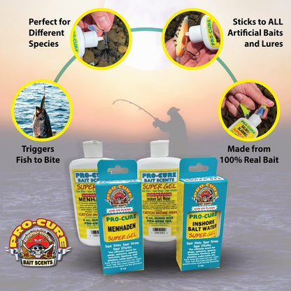 Pro-Cure Trophy Walleye Super Gel, 8 Ounce