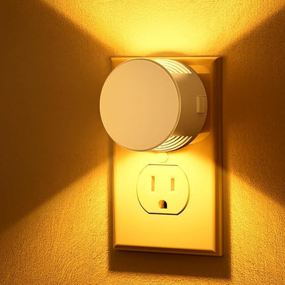 Night Light [2 Pack], Night Lights Plug Into Wall, 3 Adjustable Brightness Levels, Dusk to Dawn Sensor, Soft Amber Glow, Ideal Night Light for Kids, Bedroom, Bathroom, Hallway, Nursery