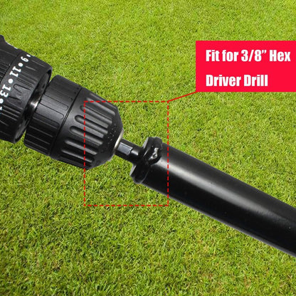Auger Drill bit for Planting 4"X25" Garden Auger Spiral Drill Bit for Bulb & Bedding Plant for 3/8” Hex Drive Drill