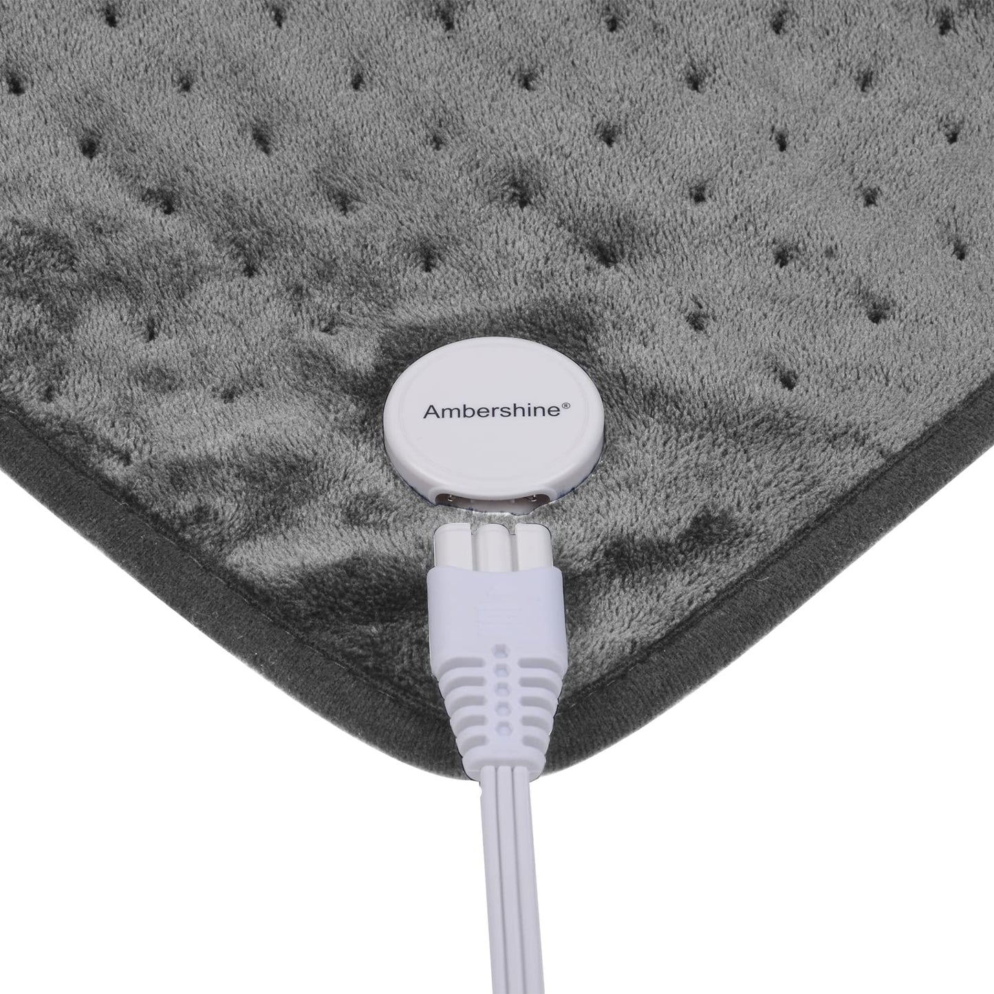 Ruqiji 17''x33'' XXXL King Size Heating Pad with 120 Minutes Auto Shut Off&6 Temperature Settings, Flannel Electric Heating Pad/Pain Relief for Back/Neck/Shoulders/Menstrual Pain/Leg Cramp (Dark Blue)