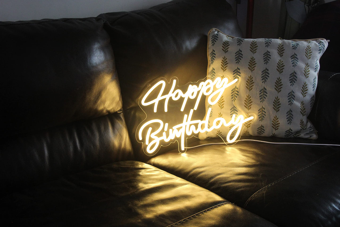 Ulalaza LED Neon Sign Night Light for Wall Party Décor Bedroom Room Bar Wedding Home Birthday Art Decoration Christmas with USB Chain Light modulator 5v 16.5''*9.1''