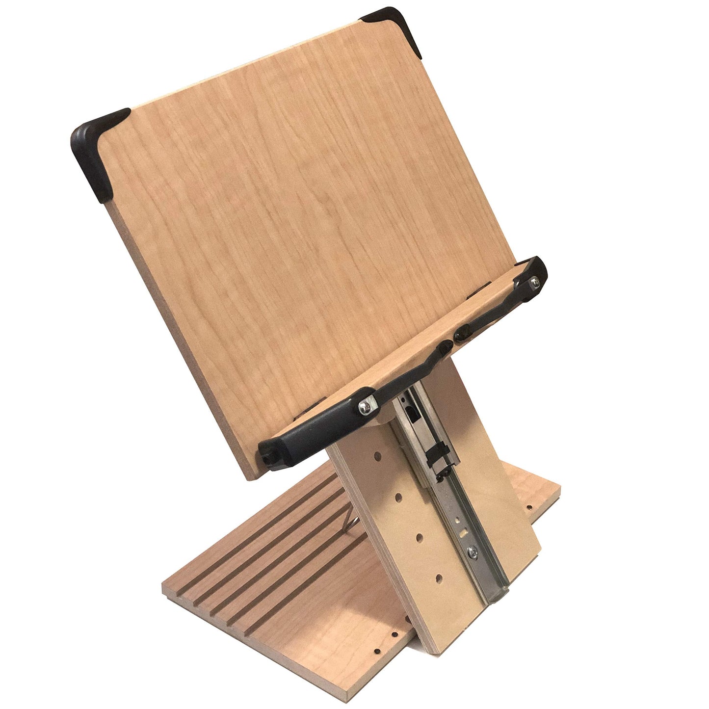 A+ Book Stand BS1500PRO Large Portable Height Adjustable Foldable Eye-Level Ergonomic Bookstand Holder for Reading Hands Free Large Thick Heavy College Textbooks Tablets Neck Pain Free