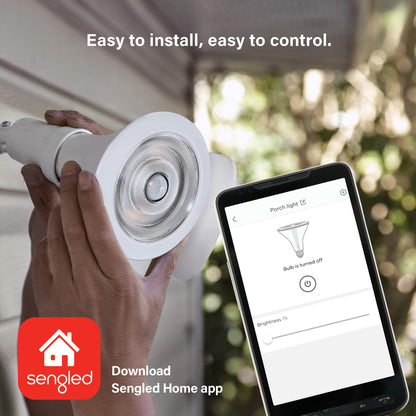 Sengled Smart Light Bulbs, Zigbee Hub Required, Works with Alexa and SmartThings, Voice Control with Google Home and Echo with built-in Hub, Soft White 60W Equivalent A19 Dimmable Smart Bulbs, 4-Pack