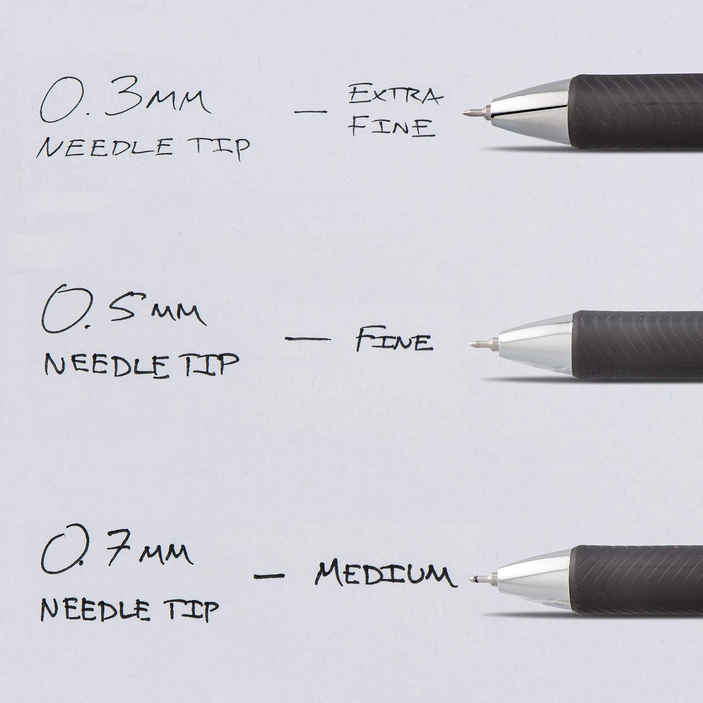 PENBLN75C - Pentel EnerGel Needle Tip Liquid Gel Ink Pens