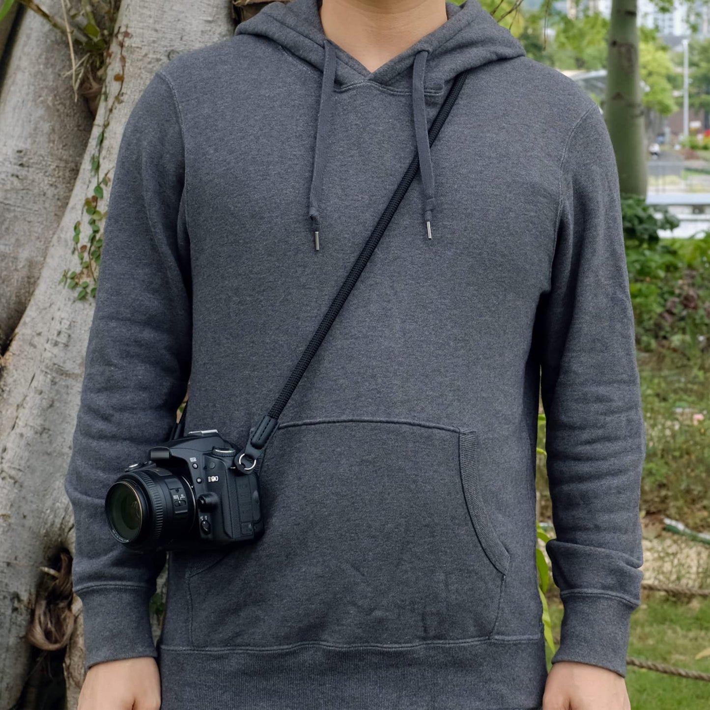 VKO Camera Strap,Climbing Rope Camera Strap for DSLR SLR Mirrorless Camera Neck Shoulder Strap 120cm Black