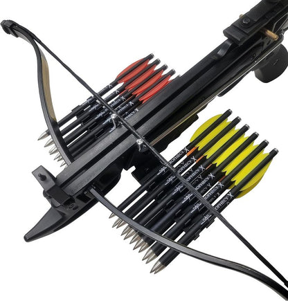 Pistol Crossbow Quiver - 3D Printed Holder for 12 Bolts | Weaver Mounting Kit