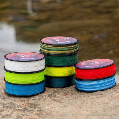 KastKing Superpower Silky8 Braided Fishing Line, Red, 8 Strands, 10 LB, 150 Yds