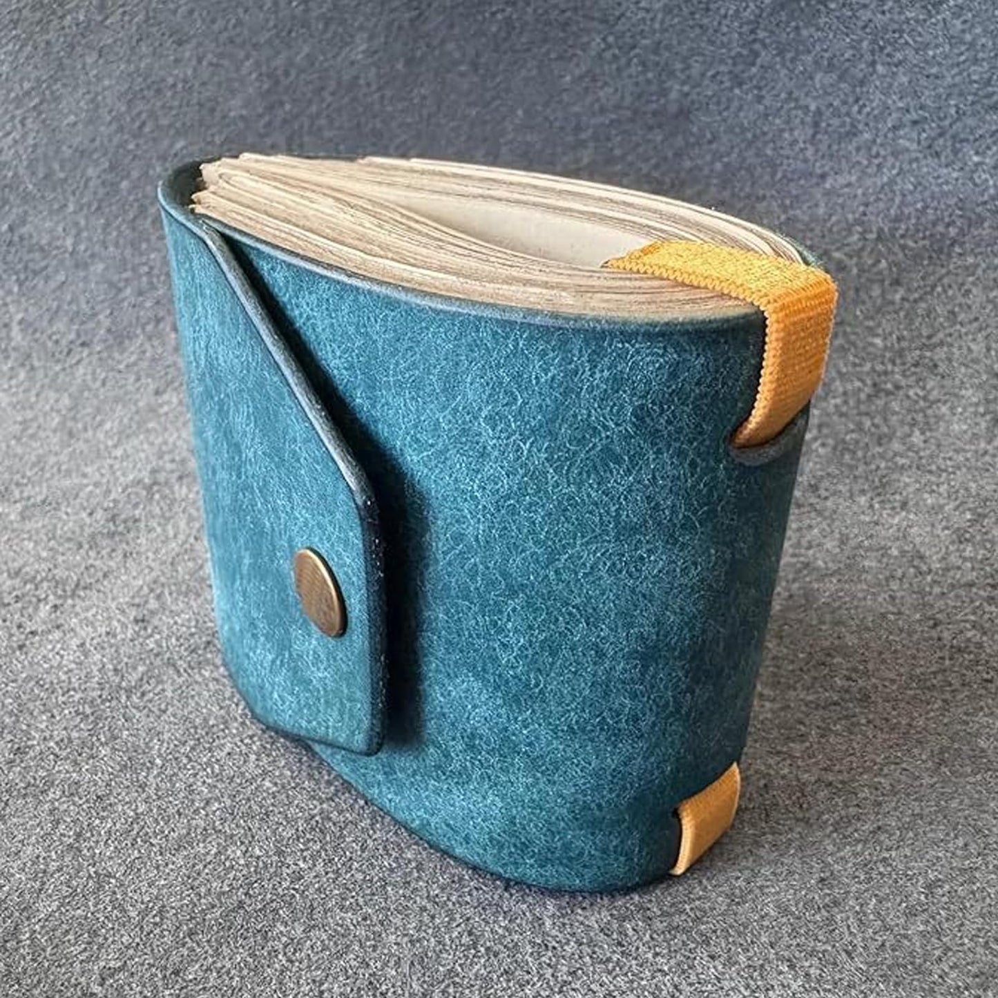 Manmadevice Cash Wrap Wallet with Clasp,Fast Cash Access Money Holder, Leather Money Wallet Organizer, With Brass Magnetic Clasp