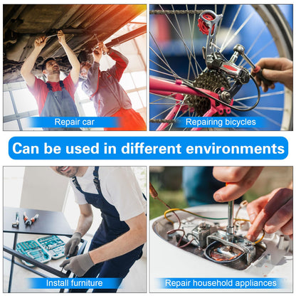 [10-Piece] 10mm Socket Set, 1/4-Inch & 3/8-Inch Drive Impact Socket, 6-Point & 12-Point, Deep and Shallow, Mirror Chrome Finish