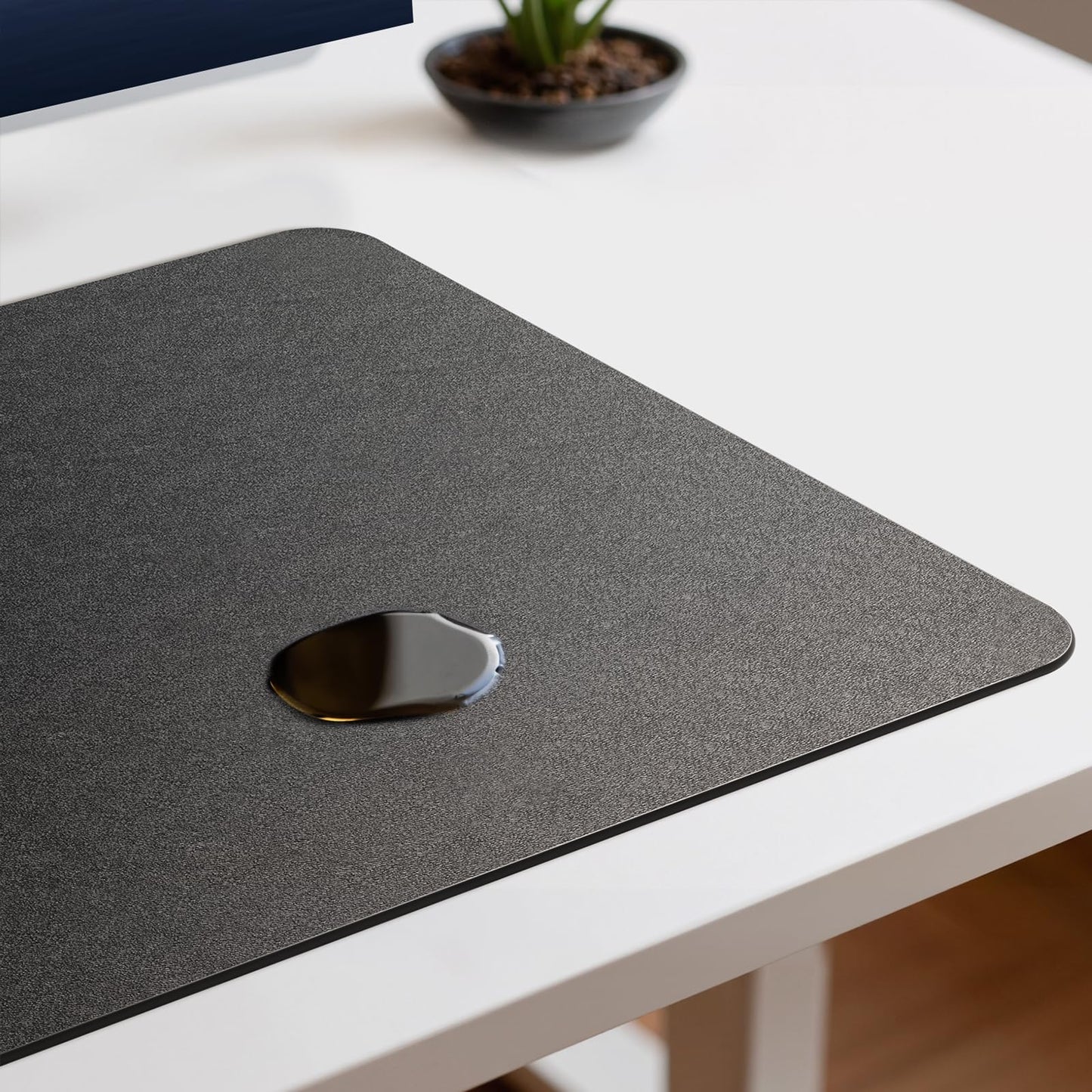 Jotsome Leather Desk Pad Mat, Non-Slip Desk Blotter Pad - Desk Protector for Office, Home, Lap Desk, Laptop, and Desktop