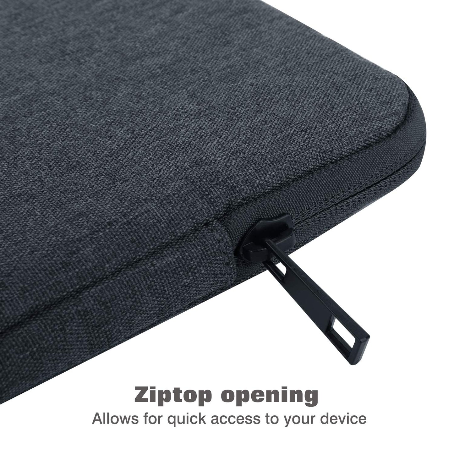 MoKo 9-11 Inch Tablet Sleeve Bag Carrying Case Fits New 11inch iPad Air M4, iPad A16 2025, iPad Pro 11 M4, Air 5/4/3, iPad 10/9/8th Gen, Tab S8/S9 11", Tablet Carrying Case, Space Gray