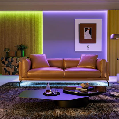 PAUTIX RGBW 6000K COB LED Strip Light 20ft/6.1m,UL Listed 24V Color Changing Tape Lights with 896LEDs/m Multicolor Flexible for TV,Bedroom,Party DIY Decoration(Power Supply & Controller Not Included)