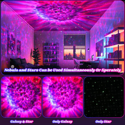 Galaxy Projector for Bedroom, Galaxy Light Projector with 41 Lighting Modes, Starry Nebula Ceiling Night Light with Timer and Remote, Room Decor, for Christmas, Birthdays