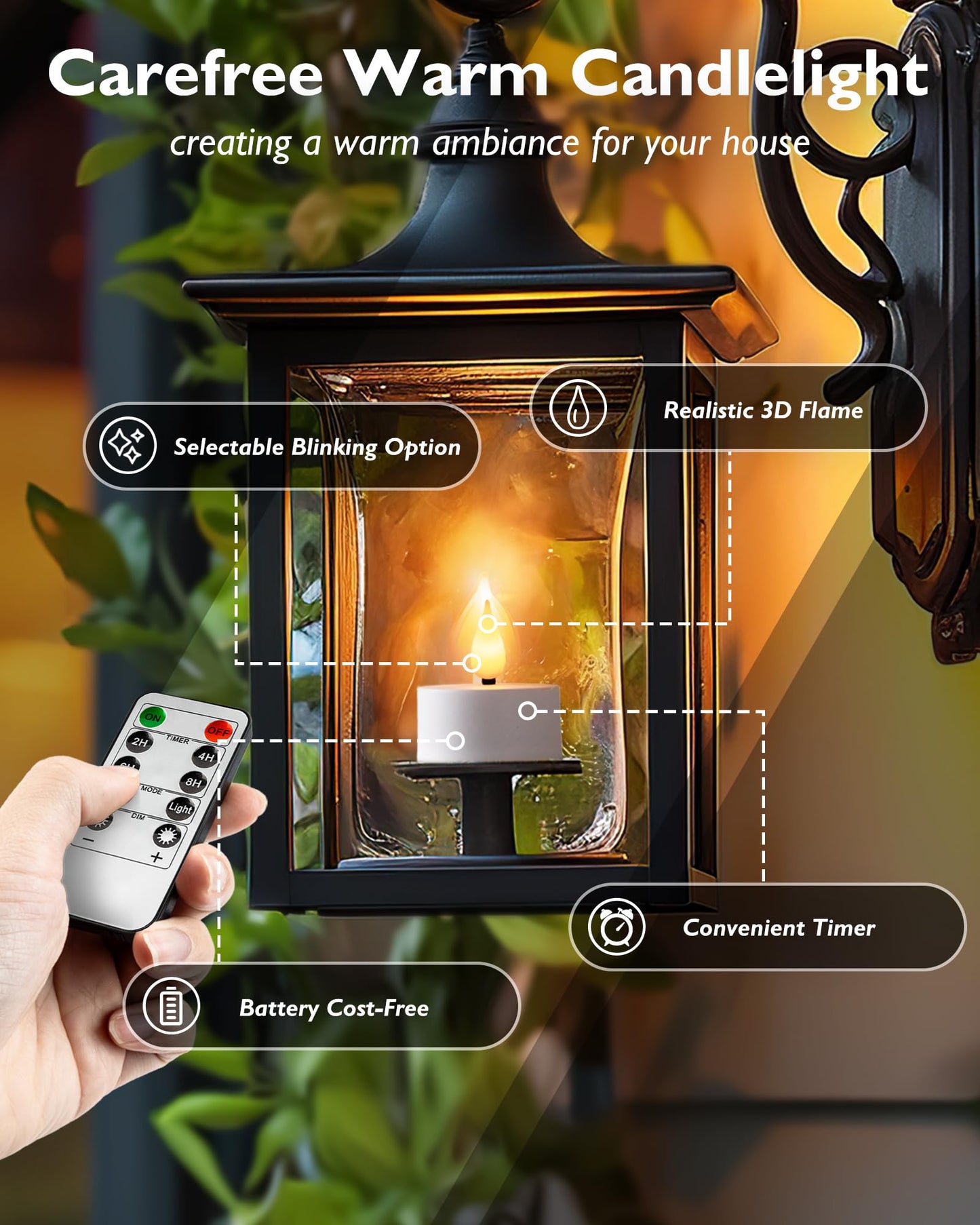 Homemory Rechargeable Tea Lights Flameless Candles with Remote Timer, Battery Operated LED Tealight Candles, USB Candles for Wedding Table Centerpiece Reception Banquet Christmas Halloween, 6-Pack