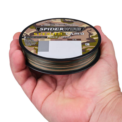 SpiderWire Stealth® Translucent Superline, Translucent, 8-Pound Break Strength, 300yd Braided Fishing Line, Suitable for Saltwater Environments
