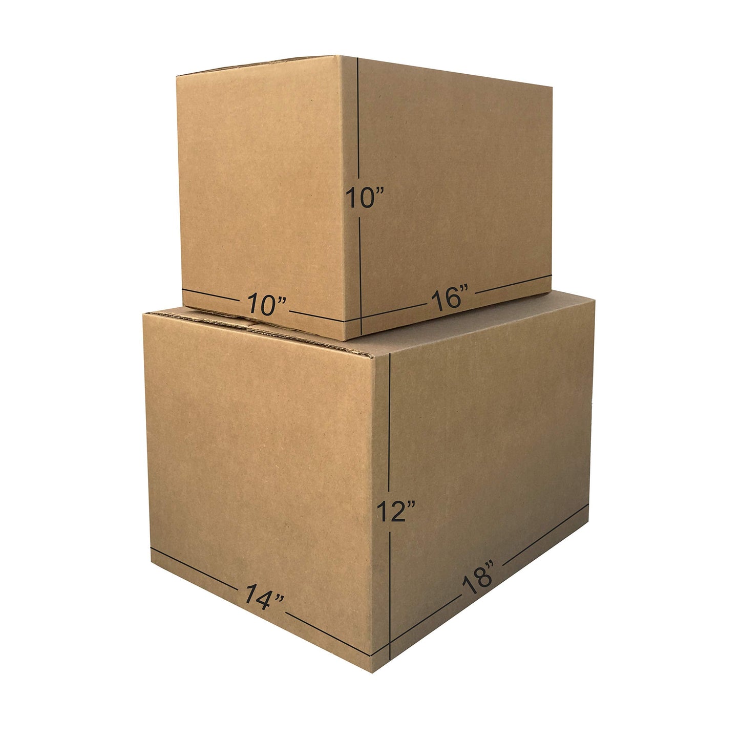 Amazon Basics Moving Boxes Kit, Small and Medium, Brown, 15-Pack