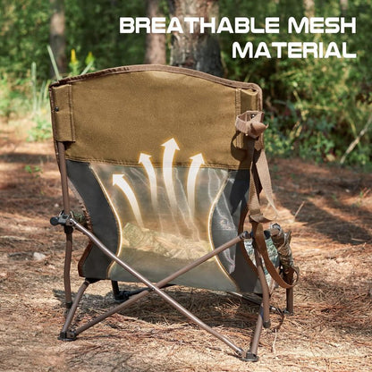 TR Low Camping Chair,Turkey Chairs for Hunting Lightweight Heavy Duty