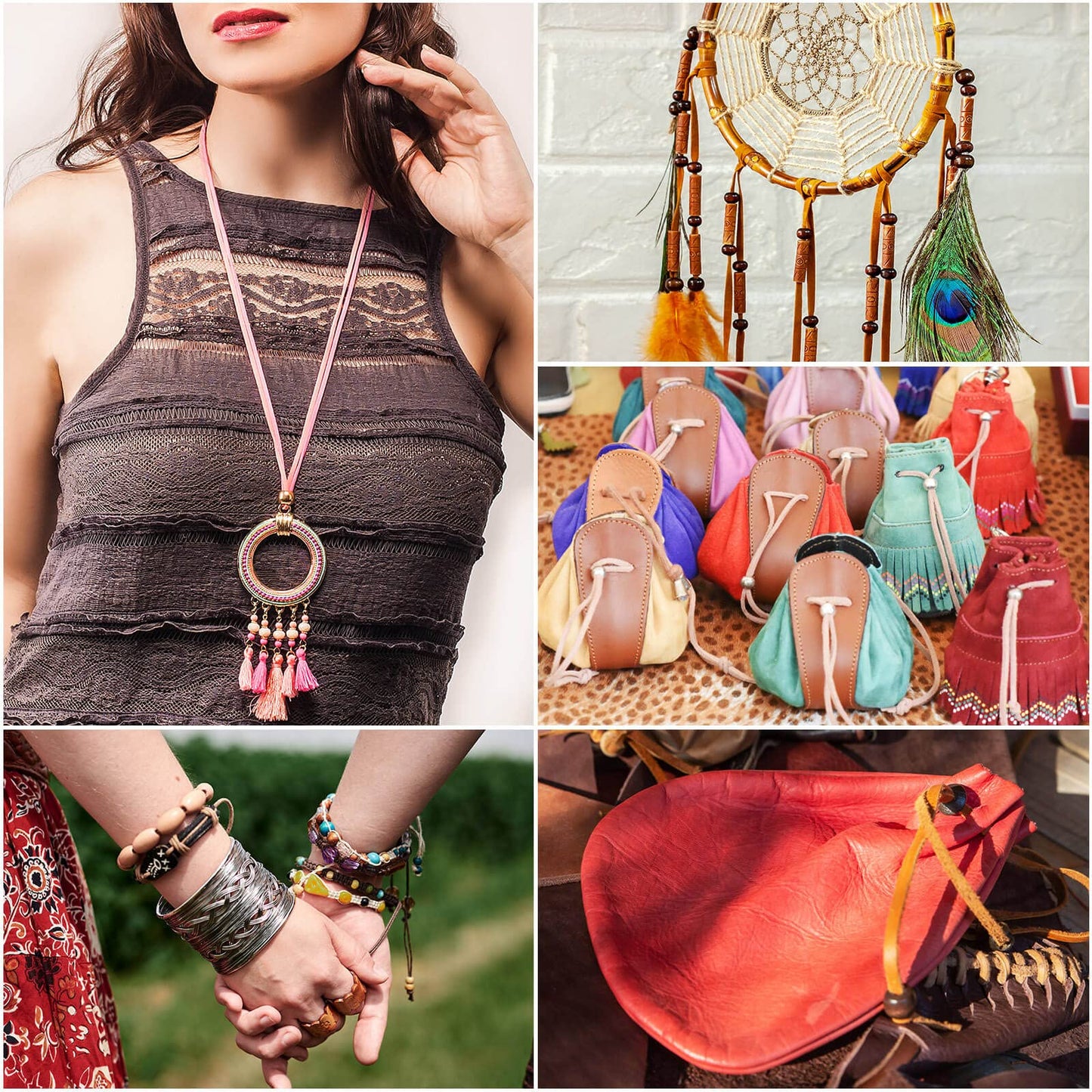 Cridoz Faux Suede Leather Cord, 25 Rolls Flat for Jewelry Making, Leather Strips & Laces for Dream Catcher Supplies DIY Crafts, Thread Velvet String for Necklace, Bracelet, Beading