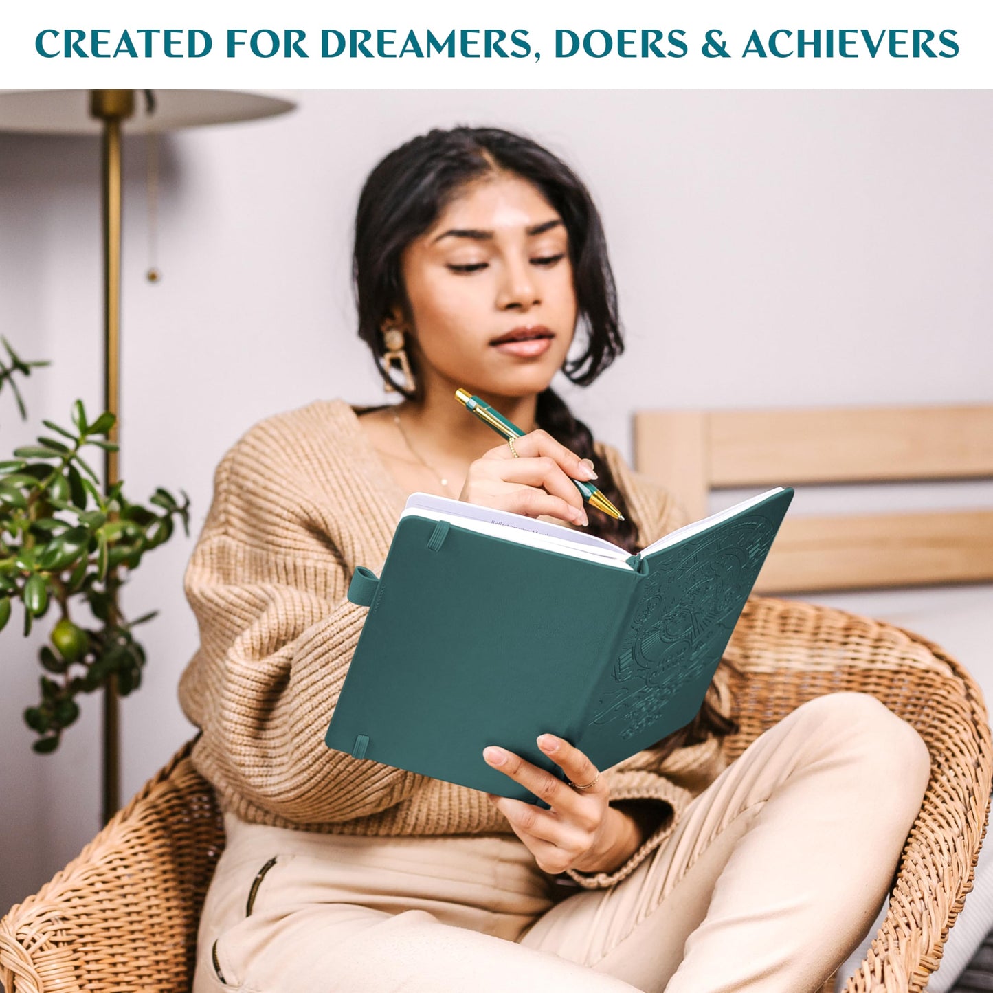 Legend Planner Jan 2026 – Jan 2027 Dated Weekly & Monthly Planner to Hit Your Goals, Increase Productivity & Live Happier. Organizer Notebook & Productivity Journal. A5 Hardcover (Dark Teal)