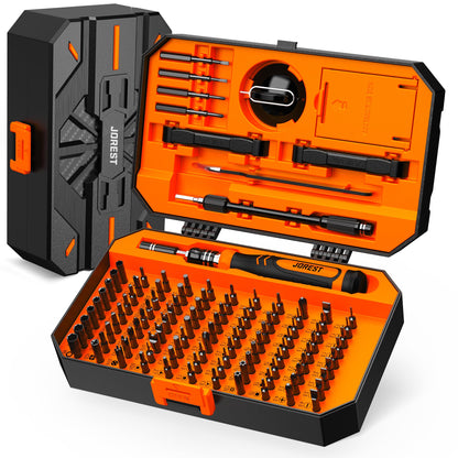 JOREST 40Pcs Small Precision Screwdriver Set with Torx Triwing Phillips, Mini Repair Tool Kit for Macbook, Computer, Laptop, PC, iPhone, PS5, Xbox, Switch, Glasses, Watch, Ring Doorbell, Electronics