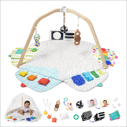 LOVEVERY | The Play Gym | Award Winning For Baby , Stage-Based Developmental Activity Gym & Play Mat for Baby to Toddler