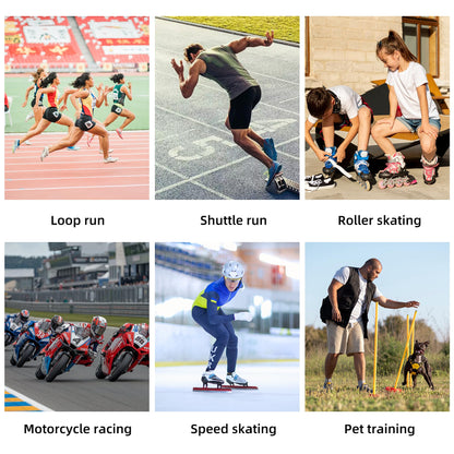 Race Laser Timer-LED Race Clock Battery Powered Stopwatch Timing Clock for Motorcycle Cycling Speed Training Short Run Race