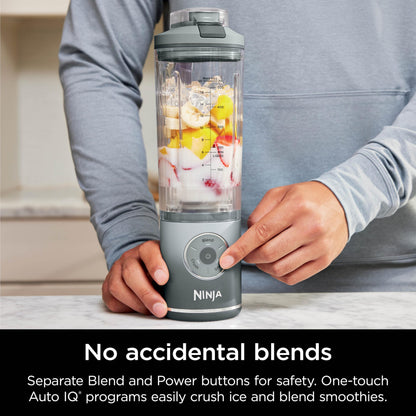 Ninja Blast Max, Portable Blender + Twist & Go, Personal Smoothie, Blend, Ice Crush, 3 Programs, Cordless, 22 oz removable Vessel, Dishwasher Safe, Leakproof, Navy, BC251NV