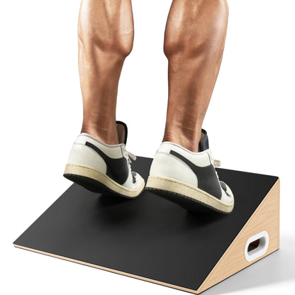 MIUONO Slant Board, 19.7" Wide Calf Stretcher Slant Board for Calf Stretching, Squats, Knees Over Toes, Weightlifting, and Fitness, 6.5” Height for Deeper Squats & More Muscle Activation