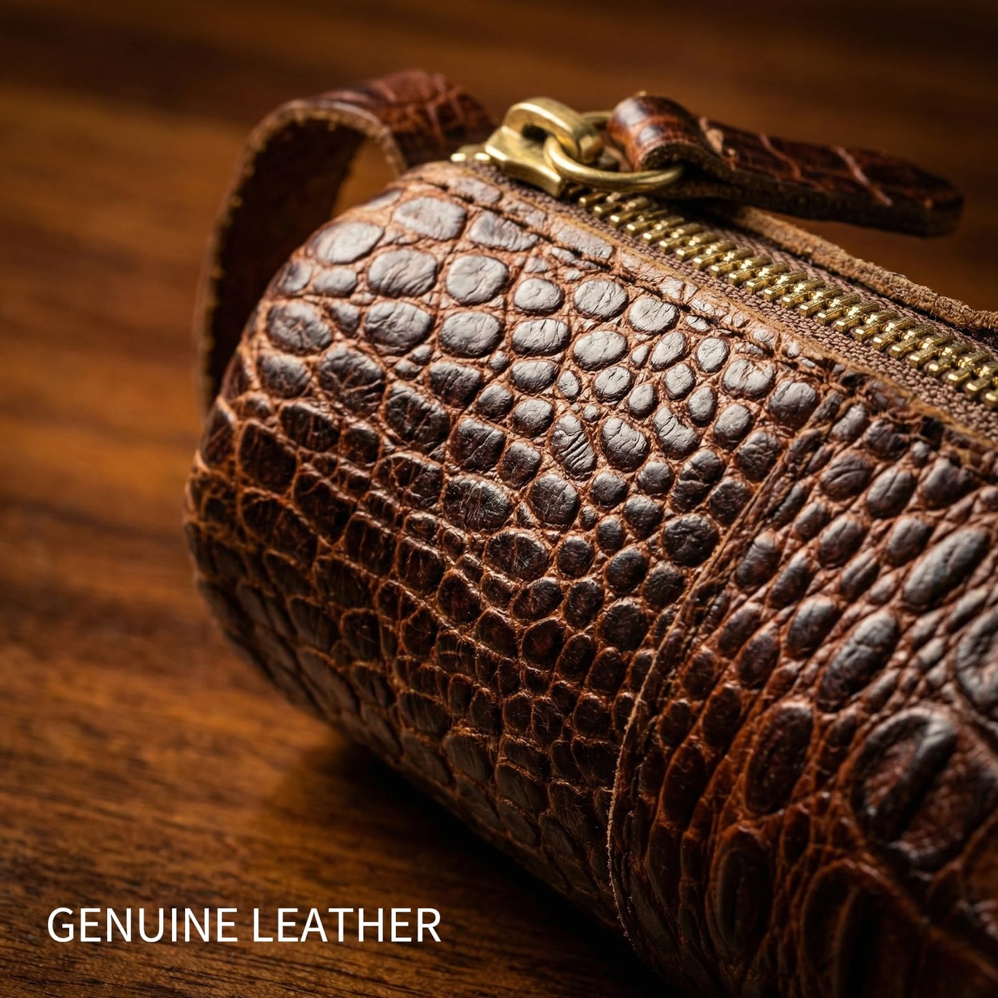 RMAWRAD Genuine leather pen cases, pen/pencil/marker/signature pen zipper bags, stationery bags, pen storage bags， Pen Holder for Work & Office &outdoor