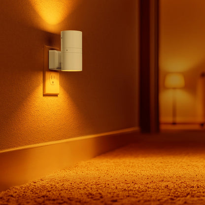 Briignite Night Lights Plug into Wall, Modern LED Night Light Plug in, Dusk to Dawn Sensor, Soft White 3000K, 0-100LM Adjustable Brightness, Dimmable NightLight for Hallway, Bedroom, Stairway, 2 Pack