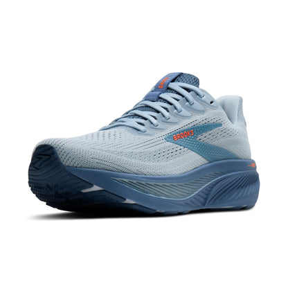 Brooks Men’s Ghost 17 Neutral Running Shoe - Skyway/Moonlight/Orange - 10.5 Medium