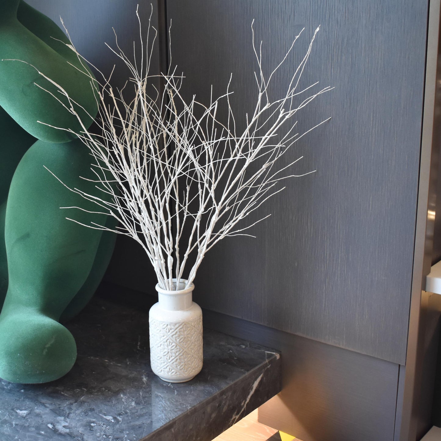 VANTREE 10 PCS Artificial Branches Curly Willow Branches Olive Branches for Vases,30.7 Inches Faux Branches Decorative Branches Sticks for Flower Arrangements,Decorative Plants for Wooden Vase Decor