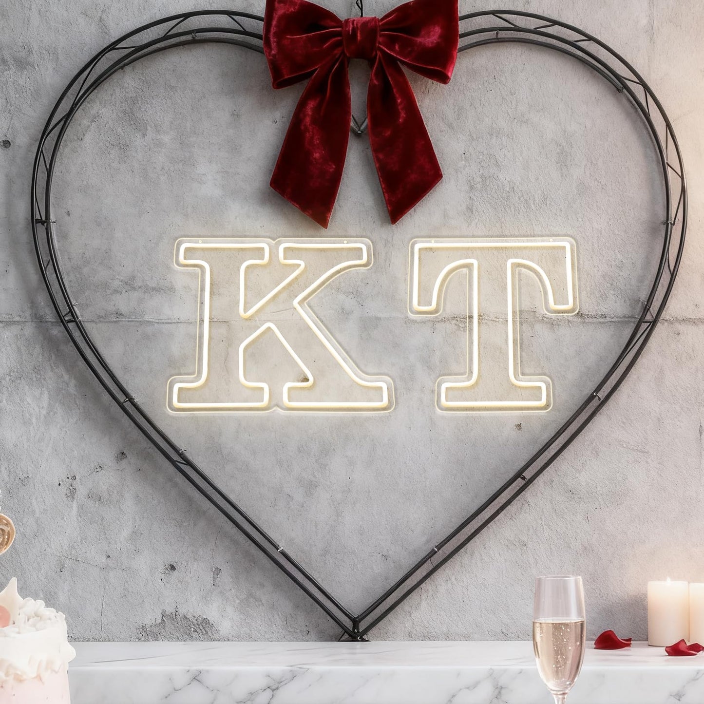 RumonZS Light Up Letters K LED Letters Lights Neon Sign 26 Alphabet 12.6"Decorative Lighted Alphabet for Wedding Party Birthday Bar Christmas Home Decor Letter Lights (Warm White)