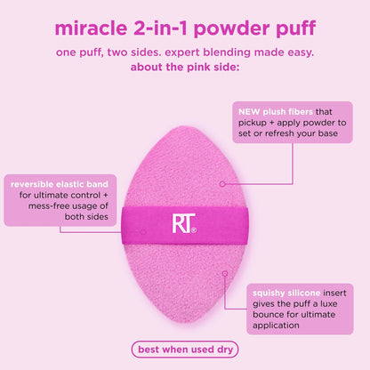 Real Techniques Miracle Complexion Sponge, Makeup Blending Sponge, For Liquid & Cream Foundation, Offers Light To Medium Coverage, Natural, Dewy Makeup, Orange Sponge, Latex-Free Foam, 1 Count
