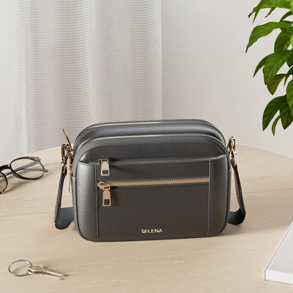Telena Small Crossbody Bags For Women Vegan Leather Crossbody Purse With Adjustable Wide Strap For Daily Life