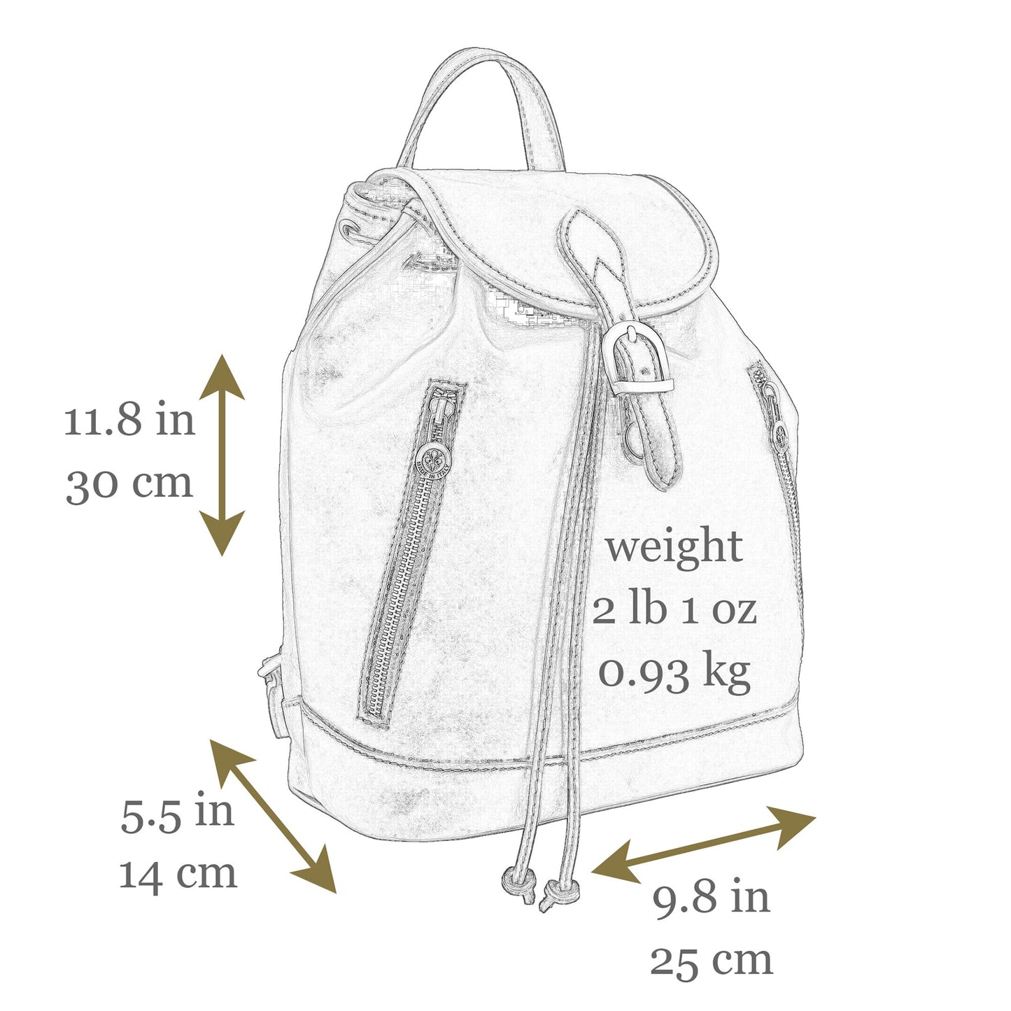 Time Resistance Ladies Leather Backpack - Small Business Casual Fashion Backpack for Women (Black)