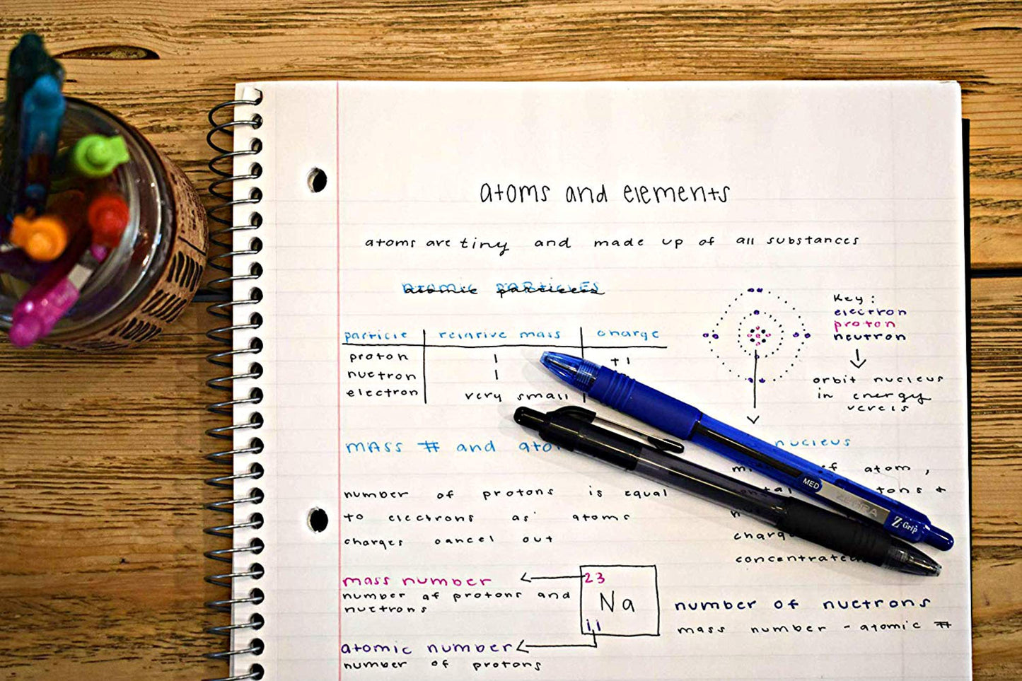 Zebra Pen Z-Grip Retractable Ballpoint Pen, Medium Point, 1.0 mm, 12 Black & 12 Blue Pack of 24