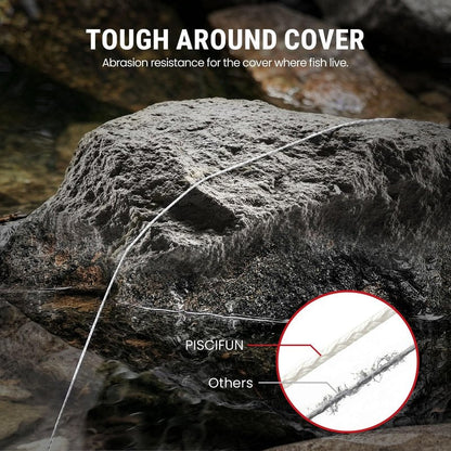 Piscifun Onyx Braided Fishing Line Advanced Superline Braid Lines 300Yd 15lb White