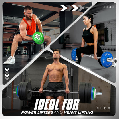 Yes4All Fractional Weight Plates Set, Available In Steel And Rubber, Set of 2/4/6 Plates in 1.25LB, 2.5LB, or 5LB Sizes, Micro Change Plates for Dumbbell and Olympic Barbell Weightlifting