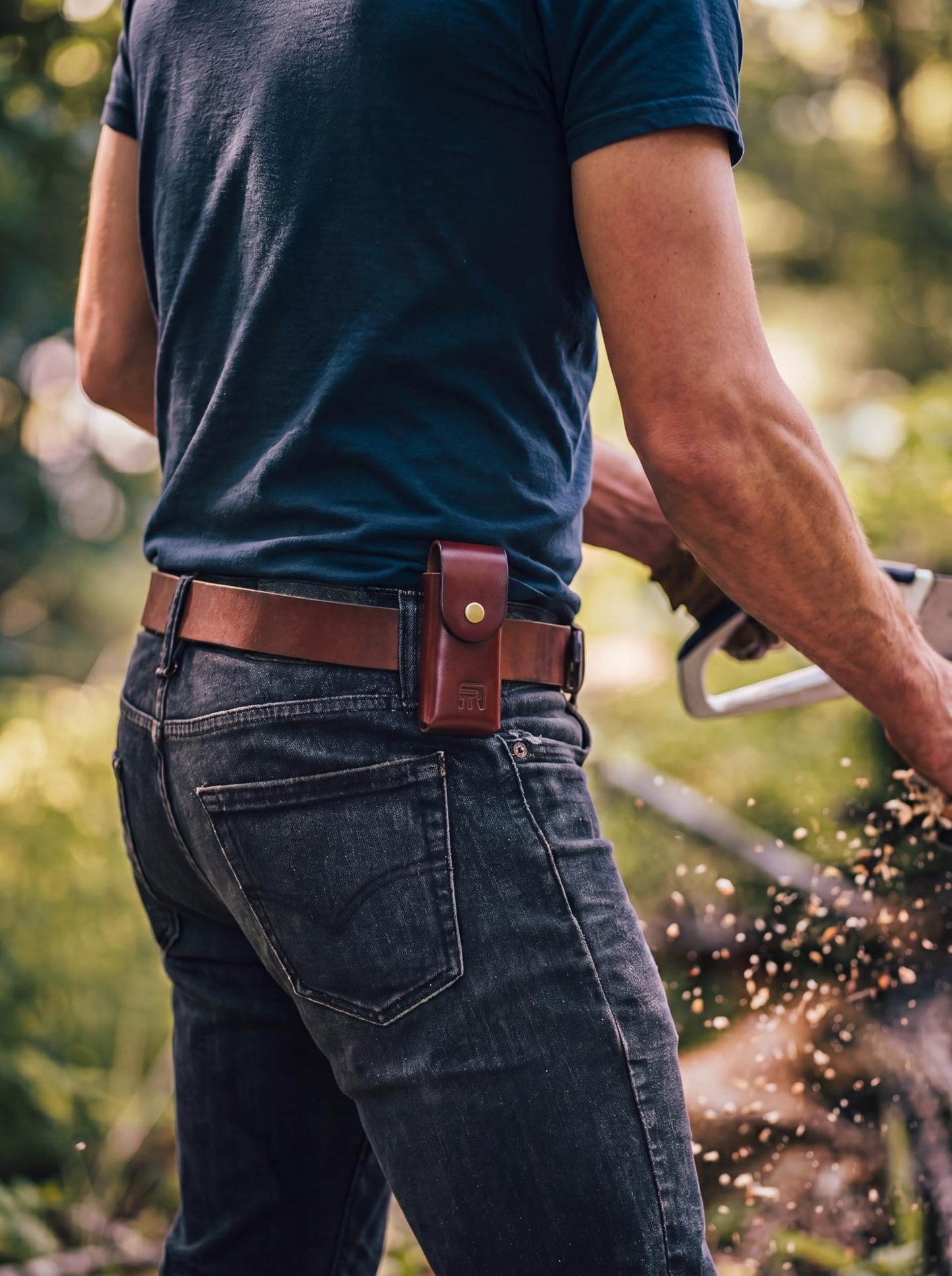 Leather Multitool Sheath Compatible with Leatherman Wave and Wave Plus Ultra Durable Full Grain Leather Tool Multi Tool Holster for Belt Solid Rivets - Belt Accessories for Men (BROWN, MEDIUM)