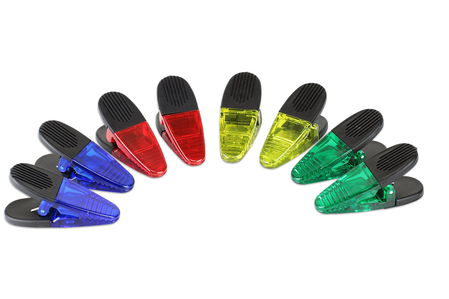 VIP Home Essentials -Thick Plastic Clips with Neodymium Magnet - 3-1/4" Length - Durable Versatile All-Purpose
