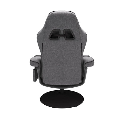 RESPAWN 900 Gaming Chair - Video Games Console Recliner, Computer Chair With Adjustable Leg Rest, Cupholder, and Footrest - Gray Fabric