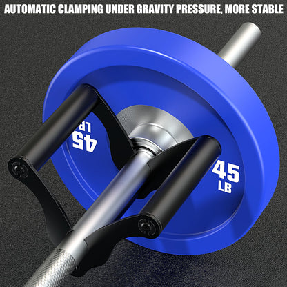 Lewufe V Bar Row Landmine Handle Attachment for Barbell Bars, Solid Double D Handle, T-Bar Row Handle Attachments with Non-Slip Rubber Grip, Fits Olympic Bar Strength Training Bar